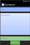 Fast Notes Ex syot layar 2