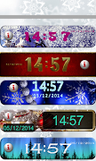New Year Clock Widget اسکرین شاٹ 2