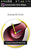 Free Custom Clock Widget اسکرین شاٹ 4