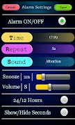 Digital clock & alarm تصوير الشاشة 2