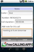 CallNote ภาพหน้าจอ 1