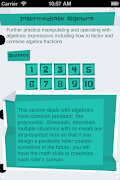Algebra Advanced screenshot 1