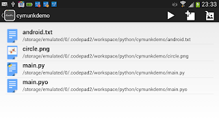 CodePad python plugin captura de pantalla 2