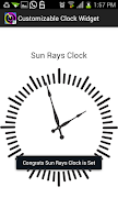 Free Custom Clock Widget captura de pantalla 5