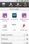 برنامه‌نما StartMeApp Store عکس از صفحه