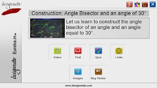Construction: Angle Bisector Affiche