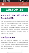 برنامه‌نما Learn Autocad 2015 عکس از صفحه