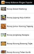 Resep Makanan Ringan Populer 截圖 1