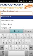 Postcode zoeken syot layar 2
