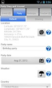 Party Diary & Journal screenshot 3