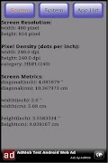 Screen and System Info Plakat