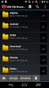 1 Schermata USB File Browser - Flash Drive