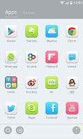 Little Round GO Launcher Theme imagem de tela 2