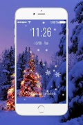 Christmas Live Lock Screen Pro 스크린샷 2