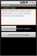 SMeSsaggia bulk customized SMS اسکرین شاٹ 1