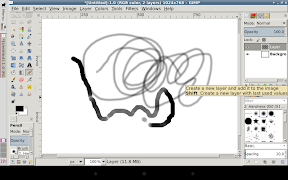 GIMP Inkscape captura de pantalla 1