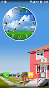 Sunny Spring Clock poster