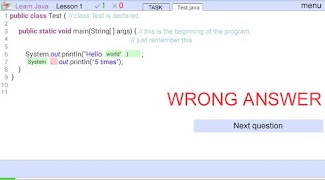 Learn Java اسکرین شاٹ 7