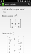 Matrix Tools (Linear Algebra) capture d'écran 4
