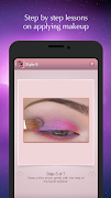 Eye makeup: step by step tips poster