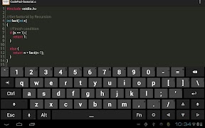 CodePad lite captura de pantalla 3