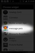 1 Schermata message pets