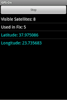 GPS On screenshot 1