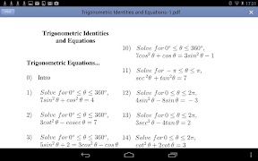 Trig Equations & Identities 截圖 4