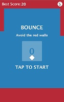 Dot Bounce avoid the red walls screenshot 4