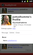 برنامه‌نما BuddyDroid عکس از صفحه