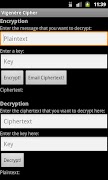 برنامه‌نما The Vigenere Cipher عکس از صفحه