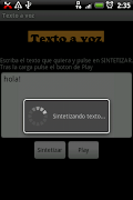 برنامه‌نما Texto a voz عکس از صفحه