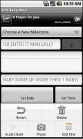 BabyNotes screenshot 1