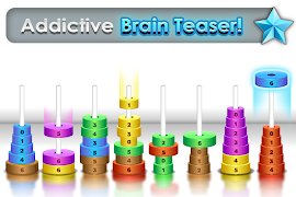Zen Hanoi - Smart and Fun Puzzle Tower Game スクリーンショット 2