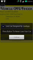 برنامه‌نما *Lost Car* عکس از صفحه