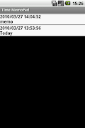 Time MemoPad screenshot 1