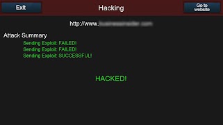 Hack Website Simulator Screenshot 1