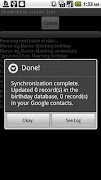 EboBirthday Contact Sync screenshot 1