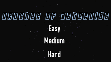 Crusher of asteroids poster