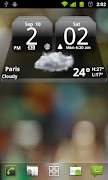 MIUI Dark Digital Weather CL. screenshot 2