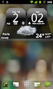 MIUI Dark Digital Weather CL. screenshot 2