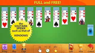 Poster Easy Spider Solitaire