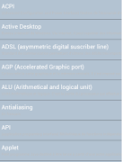 برنامه‌نما Dictionnaire informatique عکس از صفحه
