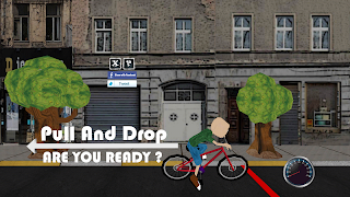 پوستر Pull & Drop - Bike Games