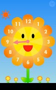 Sunflower clock الملصق