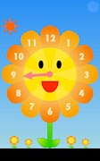 Sunflower clock постер