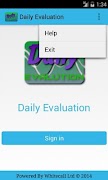 برنامه‌نما Daily Evaluation عکس از صفحه