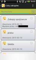 Zakupy - lista poster