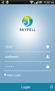 Skypell الملصق