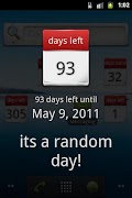 برنامه‌نما Days Left Widget عکس از صفحه